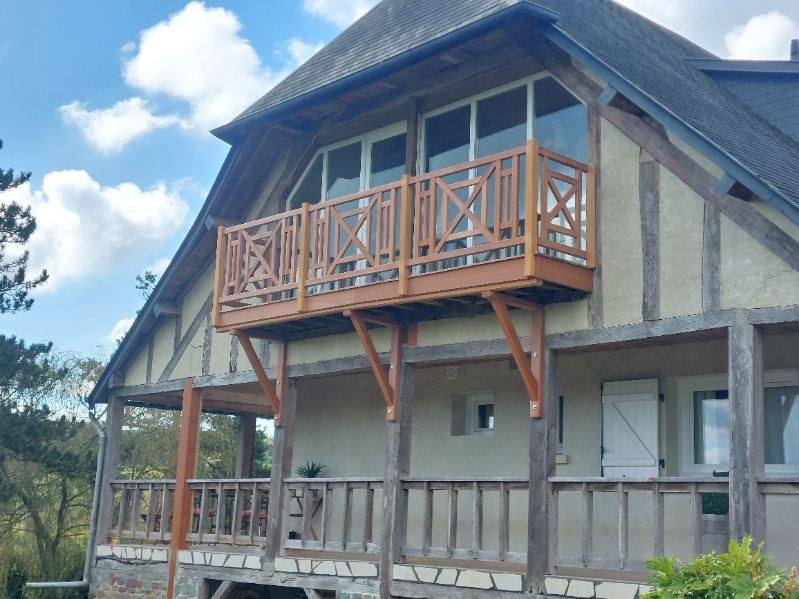 Création d'un balcon bois